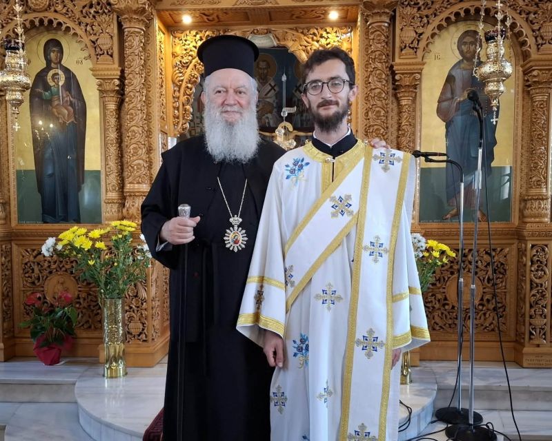 Χειροτονία Διακόνου στη Μητρόπολη Χαλκίδος