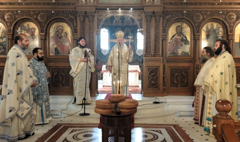 Ο εορτασμός της μνήμης του Αγίου Κυρίλλου στην Ι.Μ. Χαλκίδος