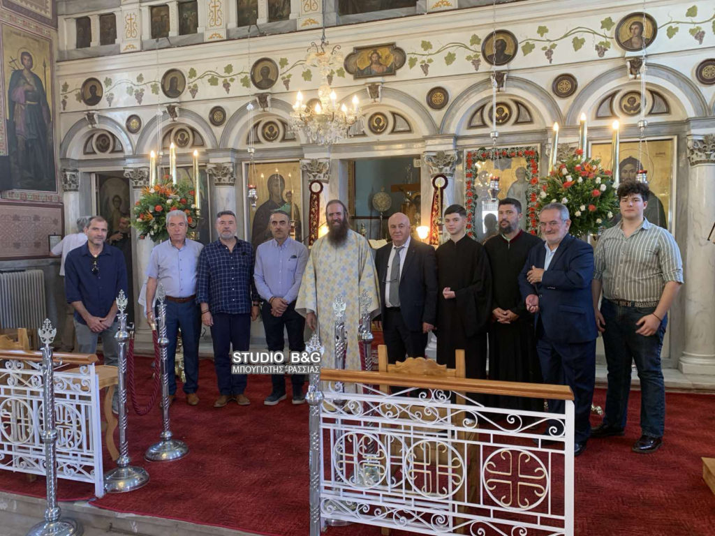 Ο Επίσκοπος Τολιάρας στην εορτή του Αγίου Πνεύματος στο Λυγουριό Αργολίδας