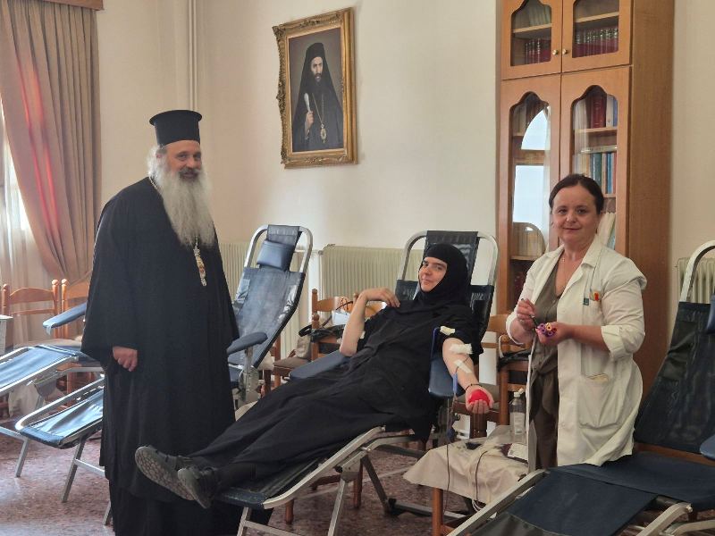 Αιμοδοσία στην Ιερά Μητρόπολη Σταγών και Μετεώρων