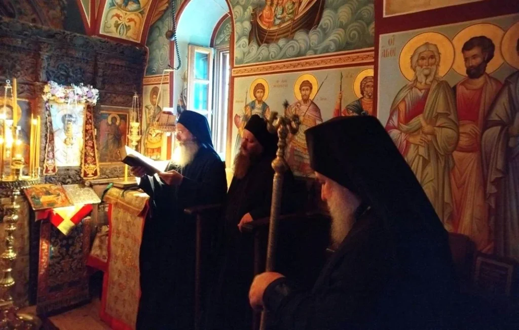 Mount Athos: Metropolitan of Imbros and Tenedos attends the Feast of the Kellion of Saint Nicholas Chalkias