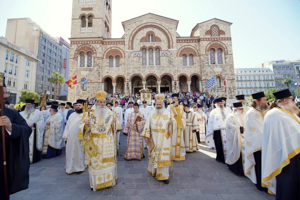 The Solemn Feast Day of the Cathedral of the Holy Trinity in Piraeus