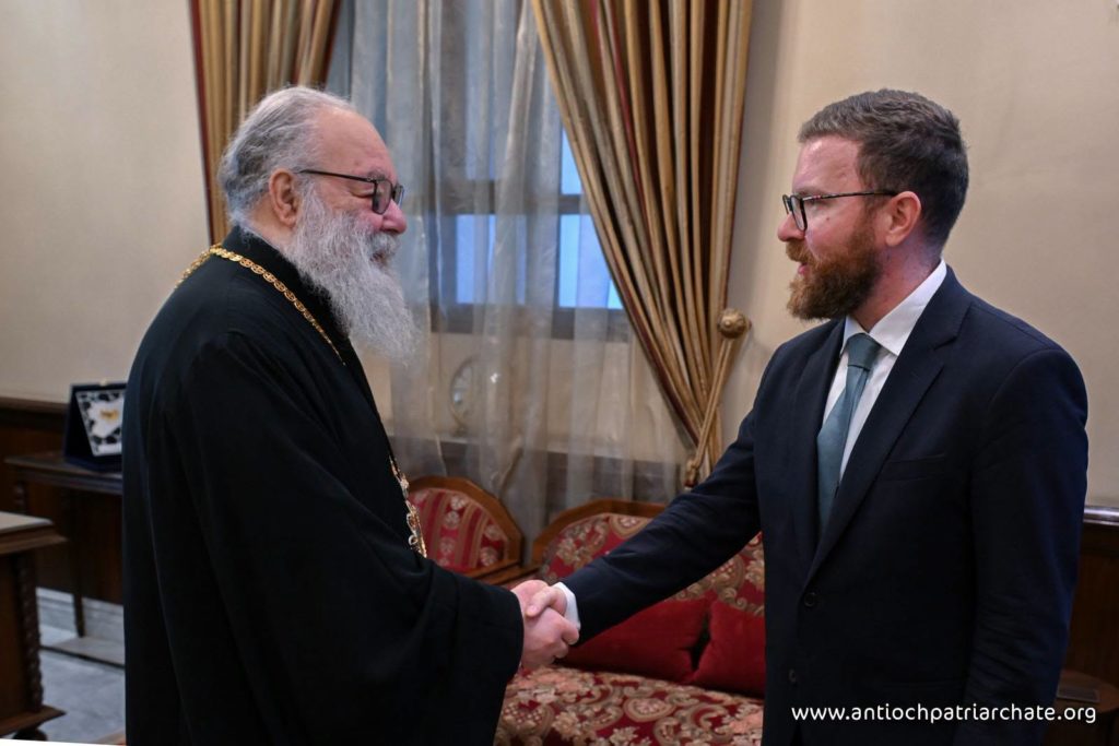 Στον Πατριάρχη Αντιοχείας ο Επιτετραμμένος της Πρεσβείας της Ουγγαρίας στη Συρία