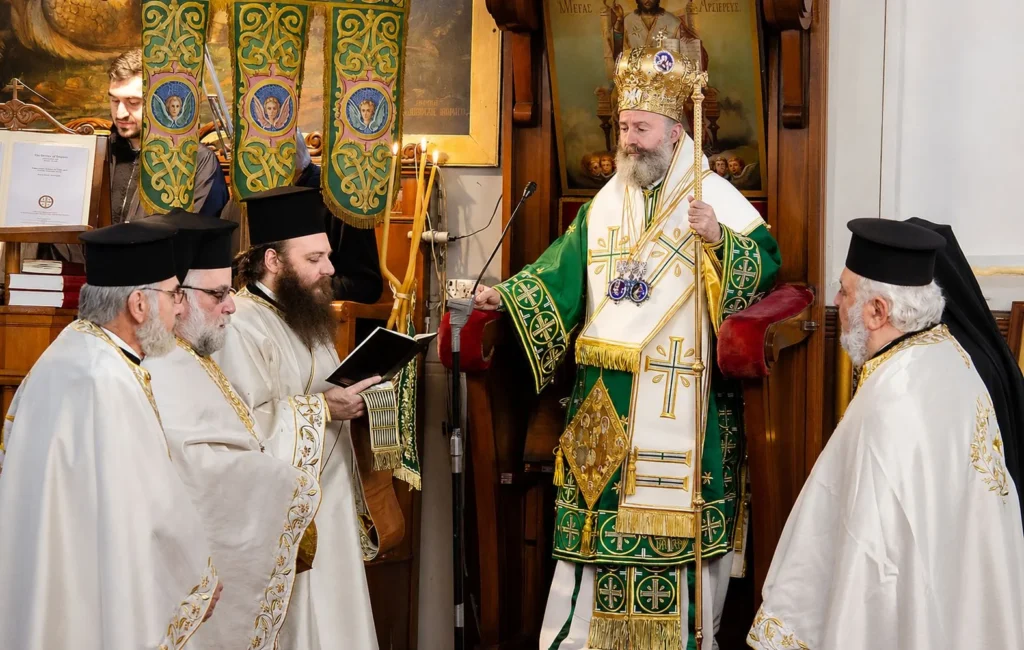 Archbishop Makarios of Australia presides at the Feast of the Church of St Sophia (Holy Wisdom of God) in Sydney