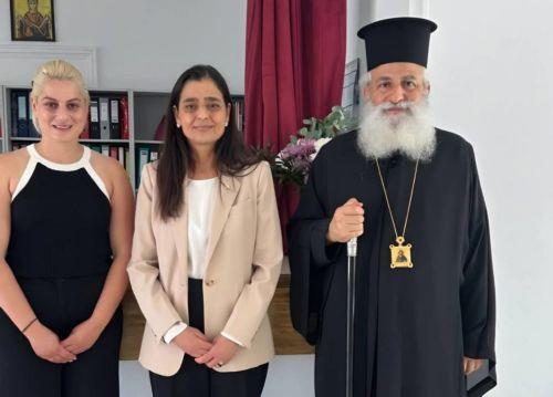 Ο Μητροπολίτης Πάφου Γρηγόριος επισκέφθηκε το Ίδρυμα Μαργαρίτας Λιασίδου