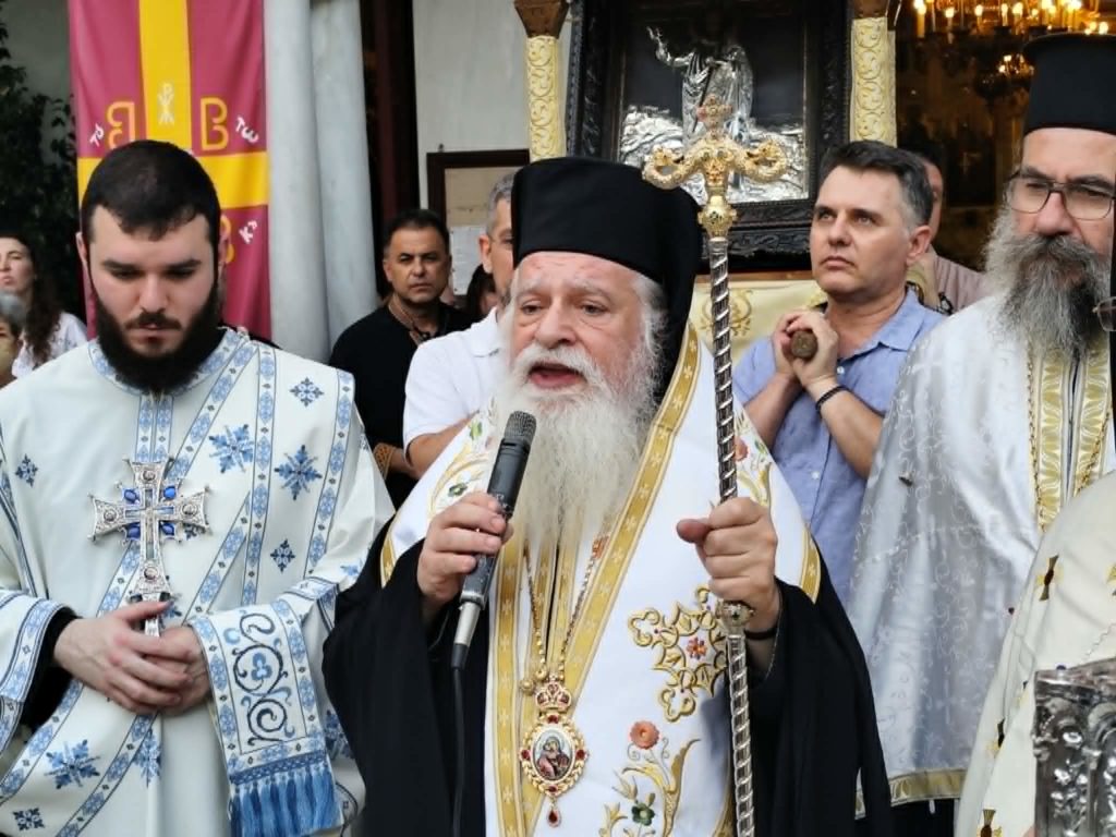 Ηθικός αίνος για τον Απόστολο των Εθνών Παύλο, στον ομώνυμο ναό του Αγίου Παύλου Αθηνών