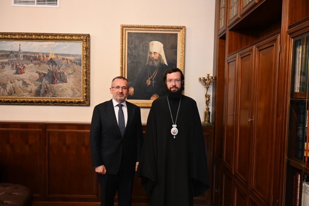 Συνάντηση Μητροπολίτη Βολοκολάμσκ με τον Πρέσβη της Ρωσίας στον Καναδά