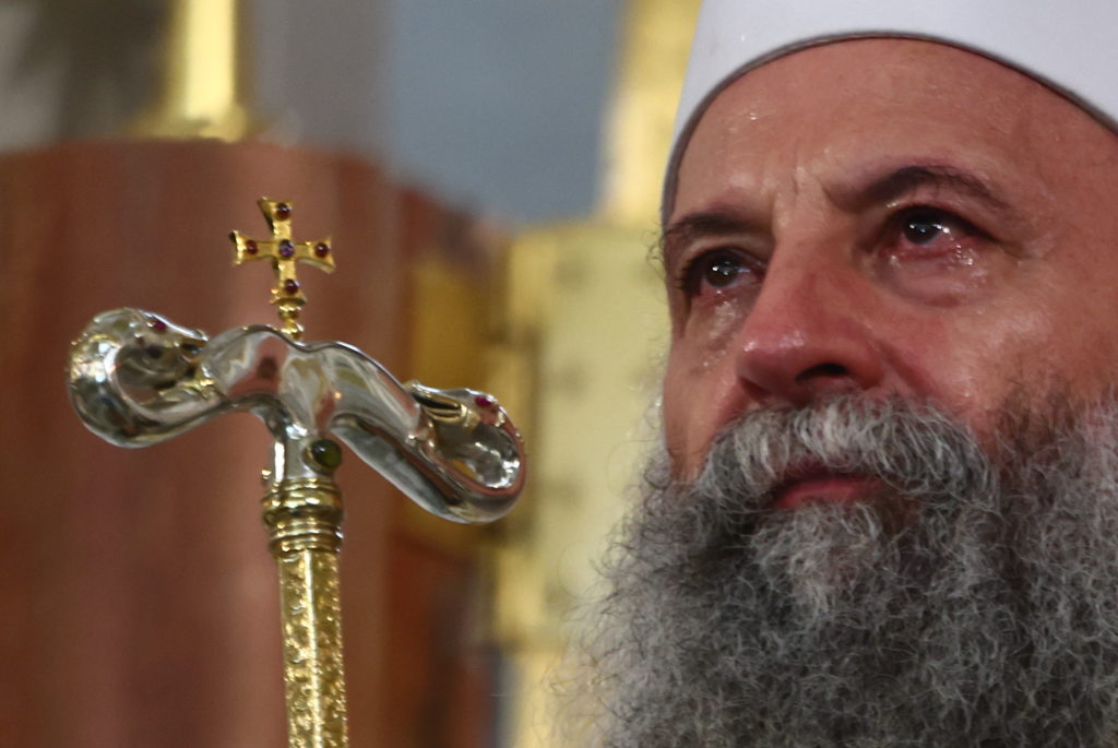 Τα δάκρυα του Πατριάρχη Σερβίας για την Τιμία Ζώνη (ΒΙΝΤΕΟ-ΦΩΤΟ)