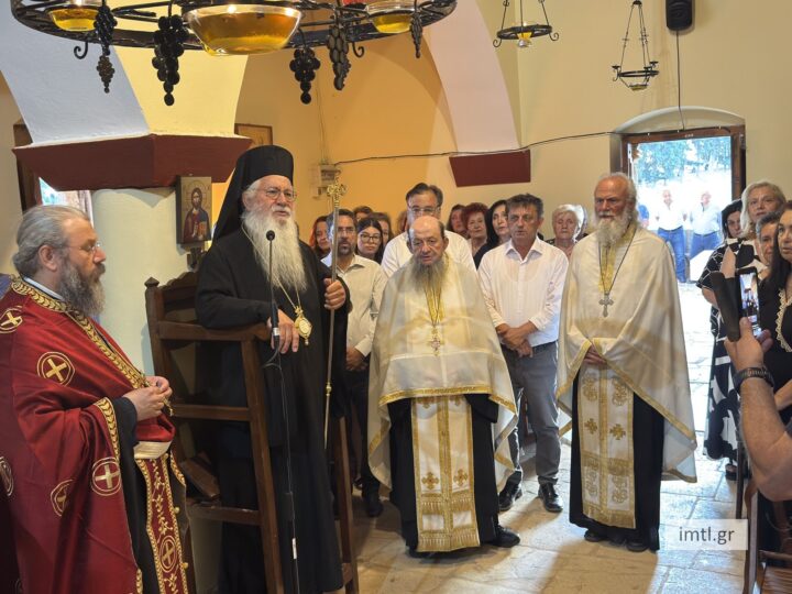 Ο Μητροπολίτης Θηβών στον ιστορικό Ιερό Ναό Αγίων Πέτρου και Παύλου Λεύκτρων