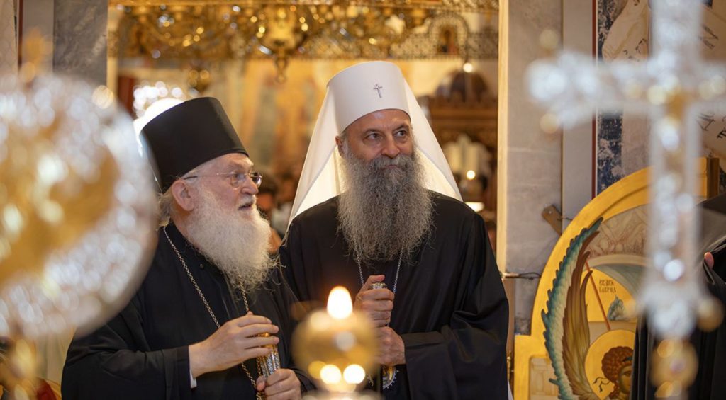 Патријарх Порфирије: Доношење Појаса последица дугих веза манастира Ватопед и српског народа