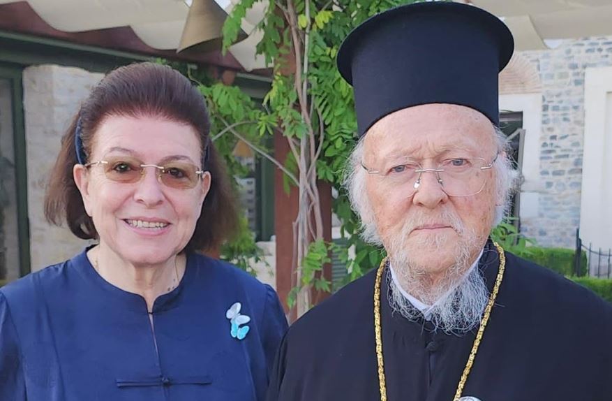 Συνάντηση εργασίας της Υπουργού Πολιτισμού Λίνας Μενδώνη με τον Οικουμενικό Πατριάρχη
