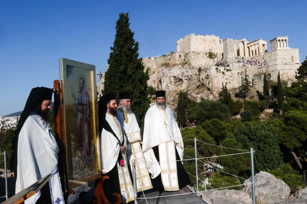The Church of Greece Celebrates the Feast of the Apostle Paul at the Sacred Hill of the Areopagus