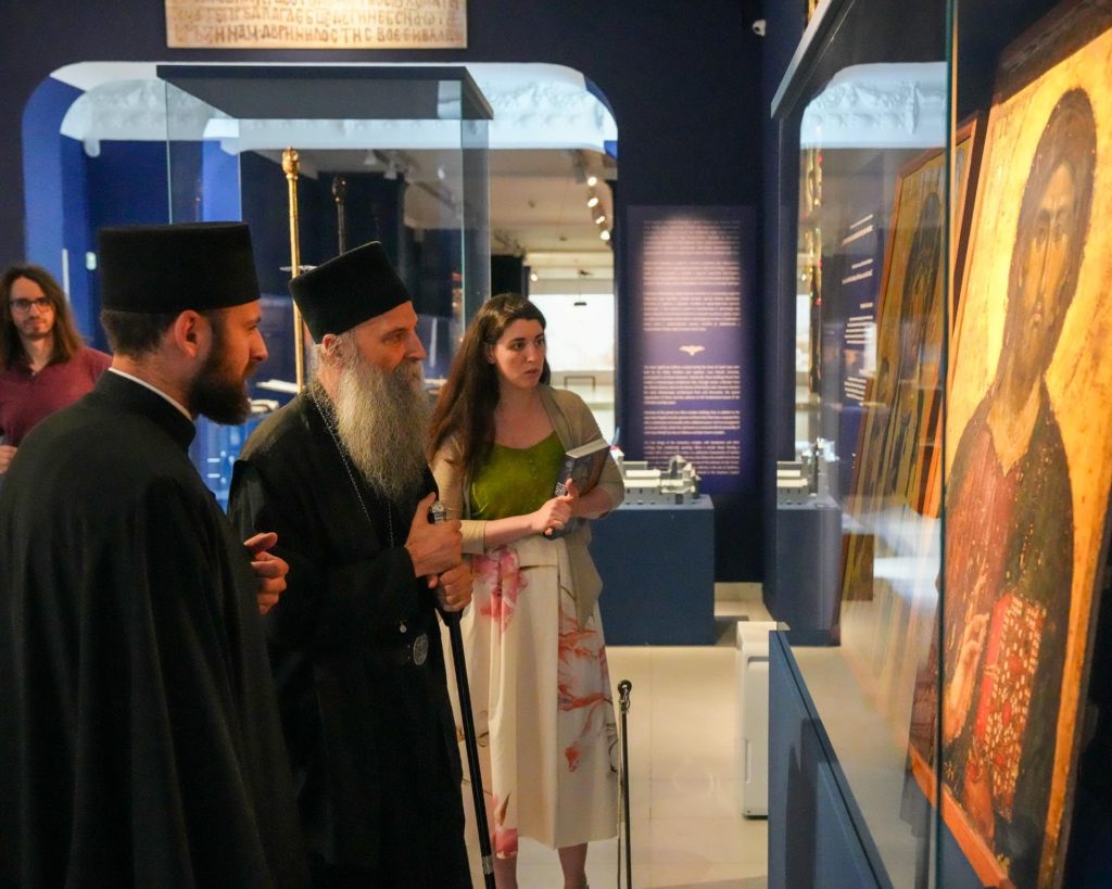Ο Πατριάρχης Σερβίας Πορφύριος ξανά στην έκθεση “Άγιος Σάββας” στο Βελιγράδι