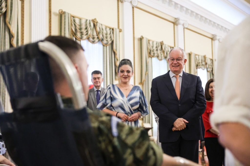 Εθελοντική αιμοδοσία στο Προεδρικό Μέγαρο με αφορμή την Παγκόσμια Ημέρα Εθελοντή Αιμοδότη