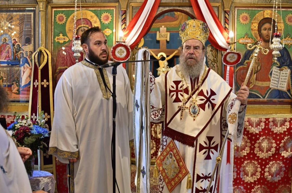 Χειροτονία Διακόνου στη Μητρόπολη Ιερισσού κατά το Γενέσιο του Προδρόμου