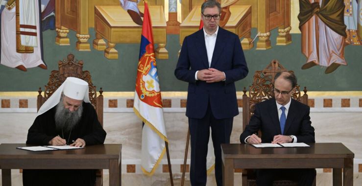 Потписан Уговор о обезбеђивању финансијских средстава за завршне радове на храму Светог Саве у Београду