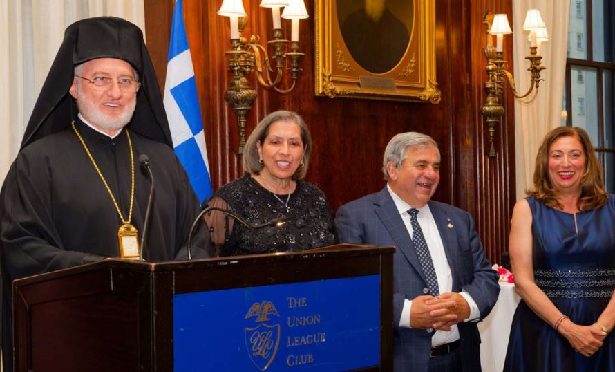 The Phidippidis Award presented to Steve and Angela Zervoudis at Union League Club