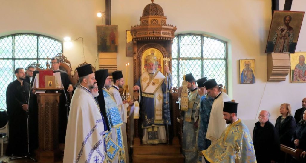 Archbishop Nikitas Celebrates the Feast of the Holy Apostles Bartholomew and Barnabas in North London