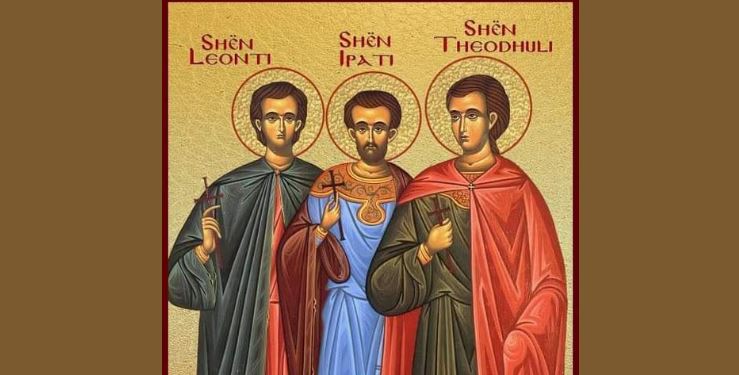 Dëshmorët Leonti, Ipati, Theodhuli, Eteri. Oshënar Erazmi. Amandi i Bordosë