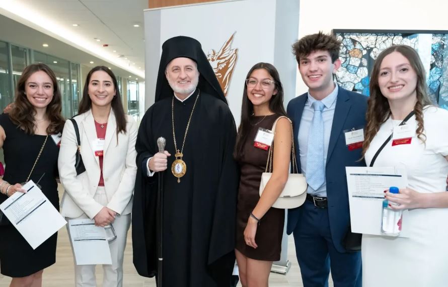 Archbishop Elpidophoros attends PanHellenic Scholarship Award weekend