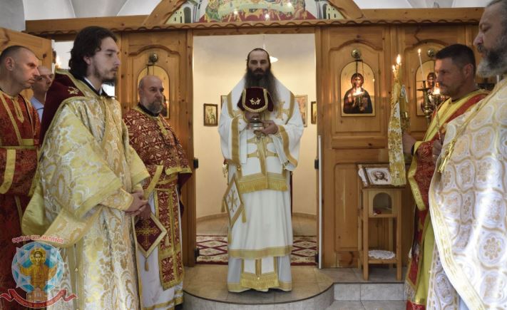 Рождението на св. Йоан Кръстител бе отбелязано в с. Томпсън с архиерейска Литургия