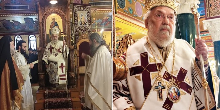 Ο Μητροπολίτης Βρυούλων στον Ιερό Ναό Ζωοδόχου Πηγής Αμπελοκήπων Θεσσαλονίκης