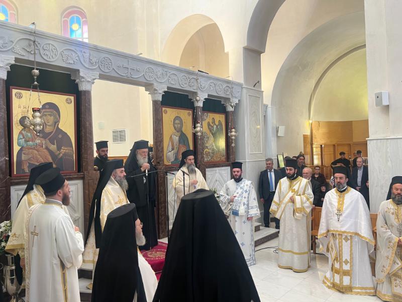 Ο Μητροπολίτης Φλωρίνης στα ονομαστήρια του Αρχιεπισκόπου Ιερωνύμου