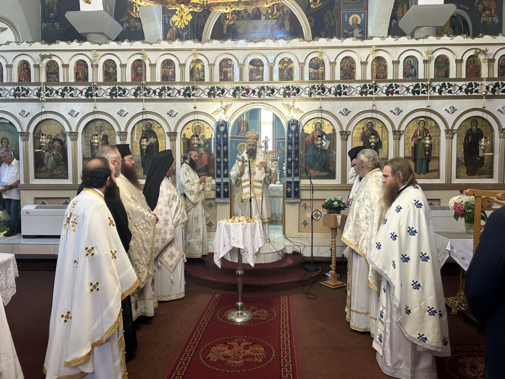 Στην πανήγυρη του Οσίου Ναούμ στο Αρμενοχώρι ο Μητροπολίτης Φλωρίνης