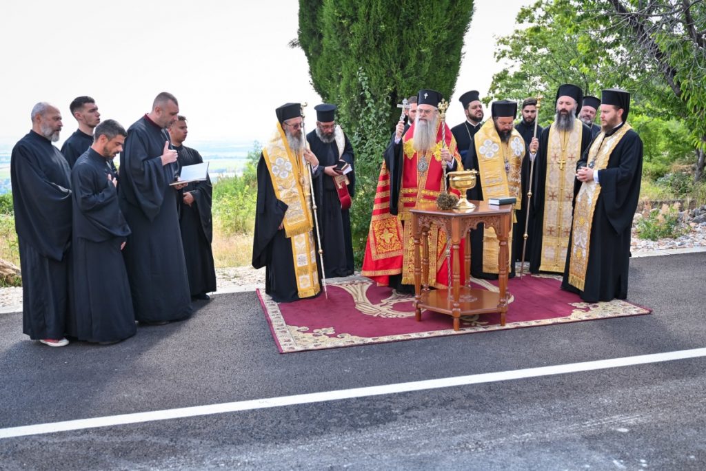 Откриване на новия път до Мулдавския манастир „Св. Петка“