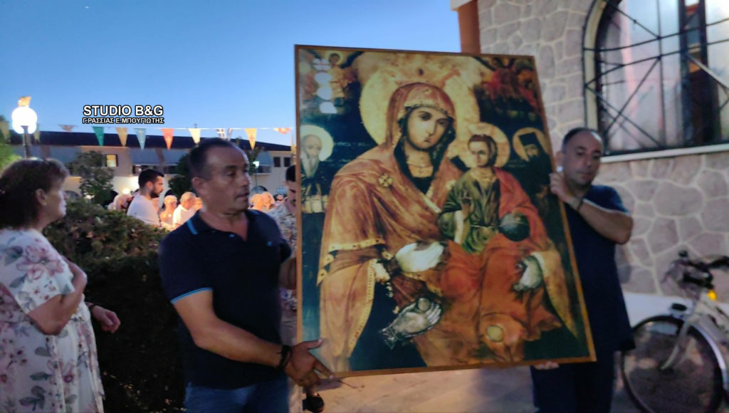 Η προσφυγική Νέας Κίος Αργολίδας τιμά την Παναγία Τριχερούσα