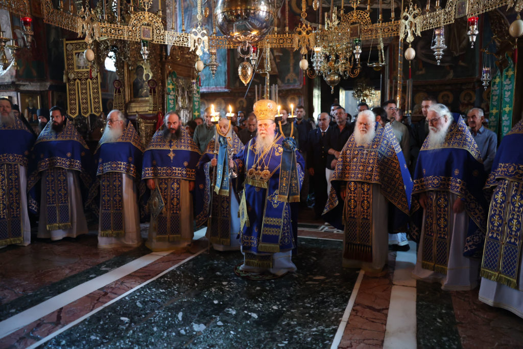 Η εορτή της Συνάξεως των Βατοπαιδινών Αγίων στην Ι.Μ.Μ. Βατοπαιδίου (ΦΩΤΟ)