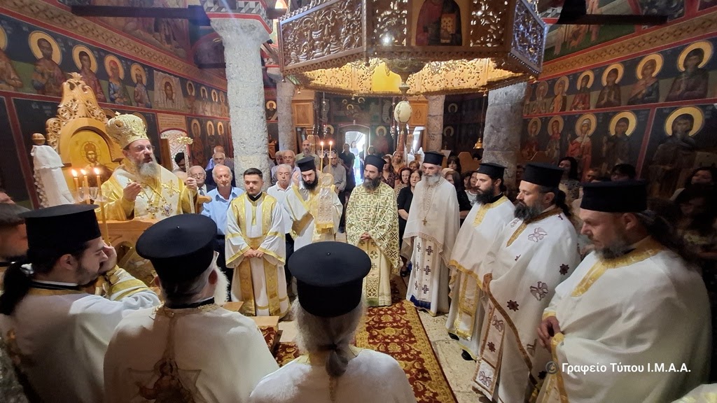 Η εορτή της Αγίας Μακρίνης στην Ιερά Μονή Λιγοβιτσίου