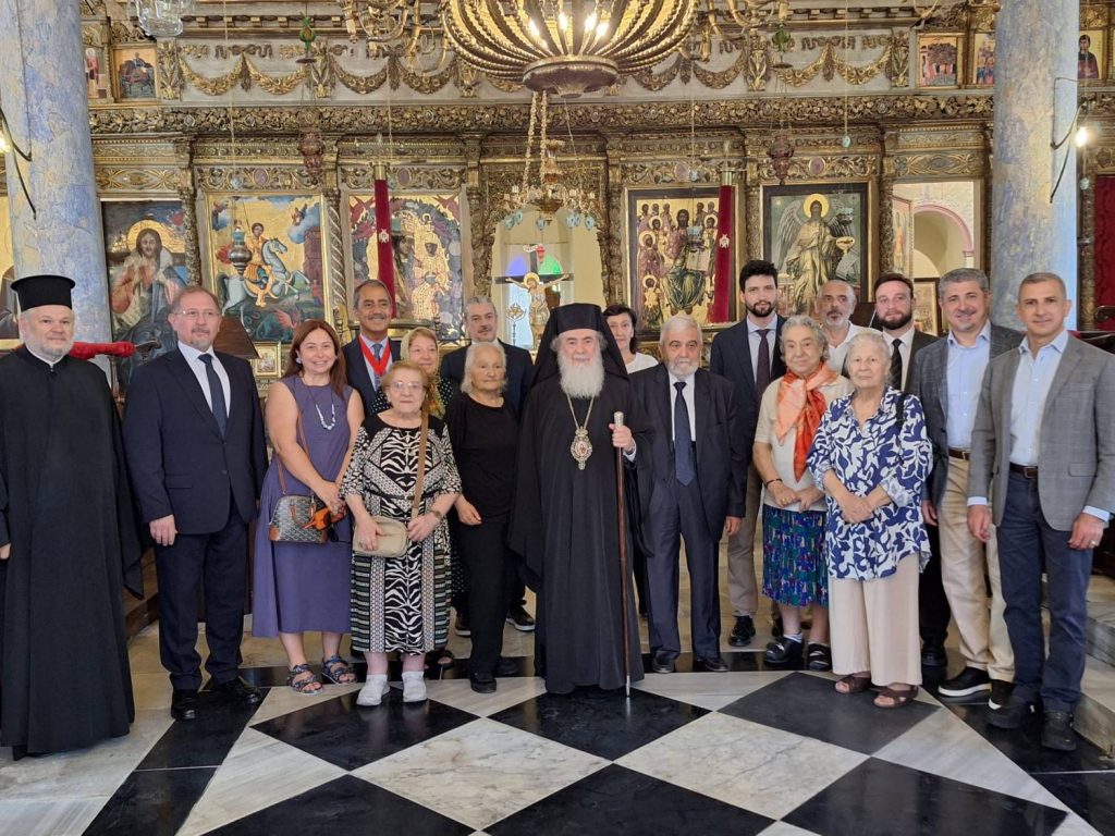 Επίσκεψη Πατριάρχη Ιεροσολύμων στο Μετόχι του Παναγίου Τάφου στο Νεοχώρι του Βοσπόρου
