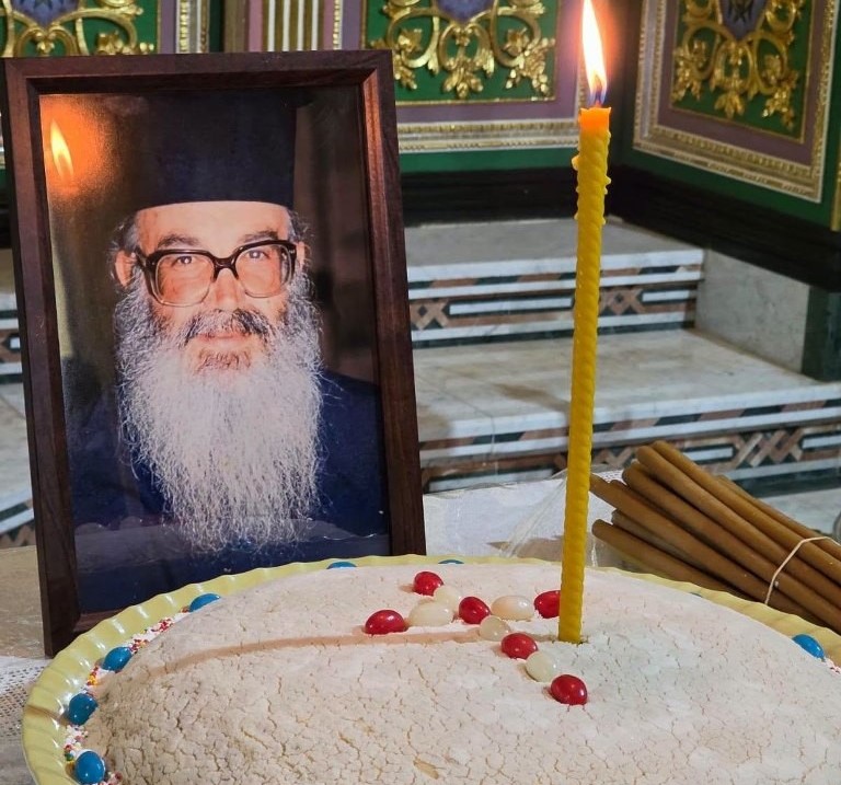 Το 40ημερο μνημόσυνο του μακαριστού Αγιοταφίτου Ιλαρίωνος, Ηγουμένου της Μονής Θαβωρίου Όρους