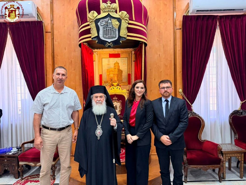 Στον Πατριάρχη Ιεροσολύμων ο ειδικός απεσταλμένος του Ισραήλ στον Χριστιανικό κόσμο