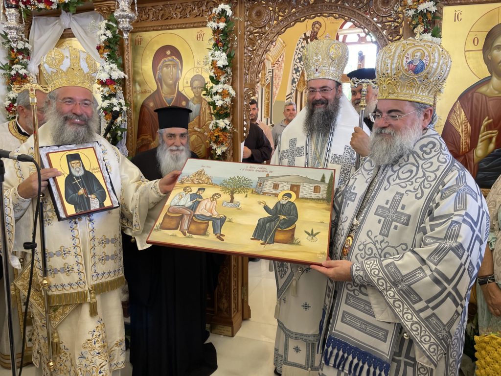 Η πανήγυρη του Οσίου Παϊσίου και τα Εγκαίνια του νέου Ιερού Ναού στα Χανιά
