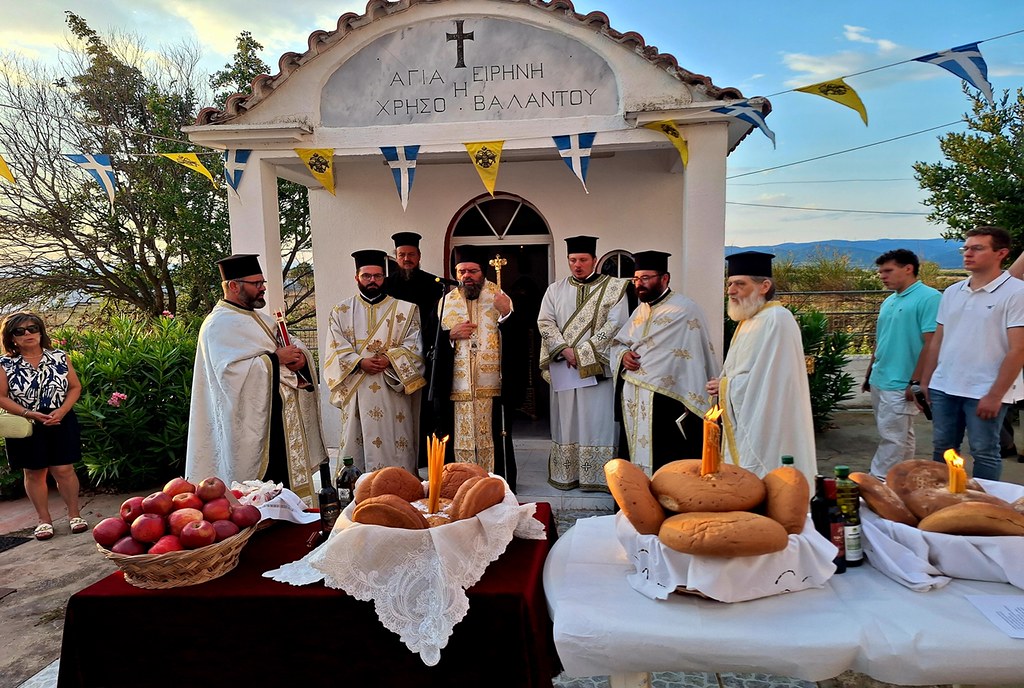 Πανηγυρικός Εσπερινός εορτής της Αγίας Ειρήνης Χρυσοβαλάντου στη Μητρόπολη Μαρωνείας