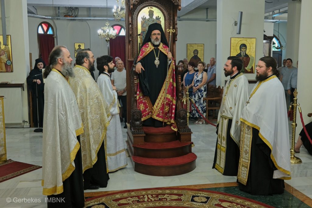 Ο Μητροπολίτης Σμύρνης στην Ιερά Μονή Παναγίας Δοβρά