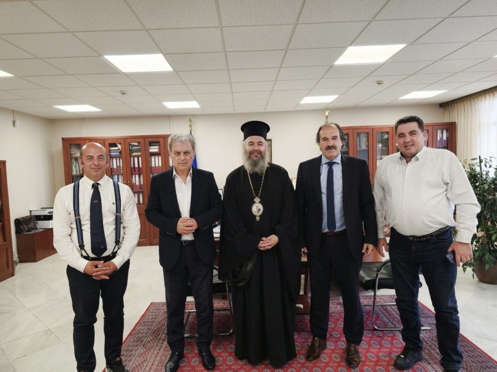 Συνάντηση Μητροπολίτη Φλωρίνης με τον Περιφερειάρχη Δυτικής Μακεδονίας