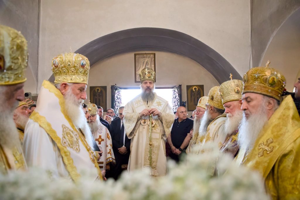 Η πρώτη Θεία Λειτουργία του Πατριάρχη Γεωργίας στην Επισκοπή Σενάκι και Τσχορότσκου