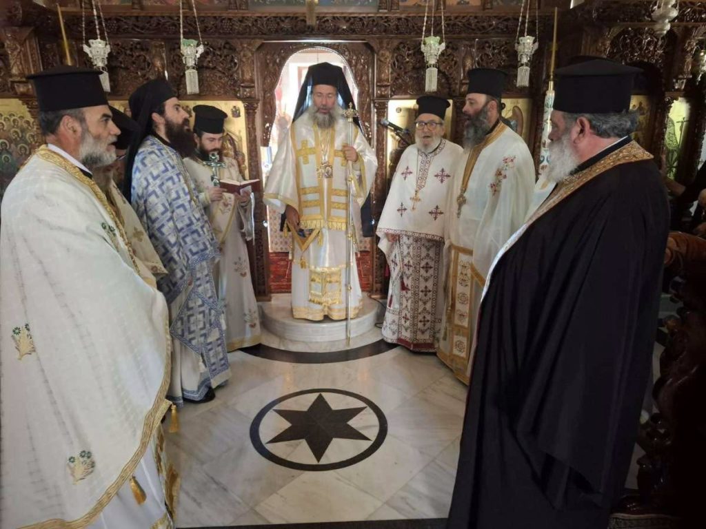 Το 40ήμερο μνημόσυνο του πρωτοπρεσβυτέρου Κωνσταντίνου Μανουσέλη στην Ι.Μ. Αγίας Ειρήνης Ρεθύμνης