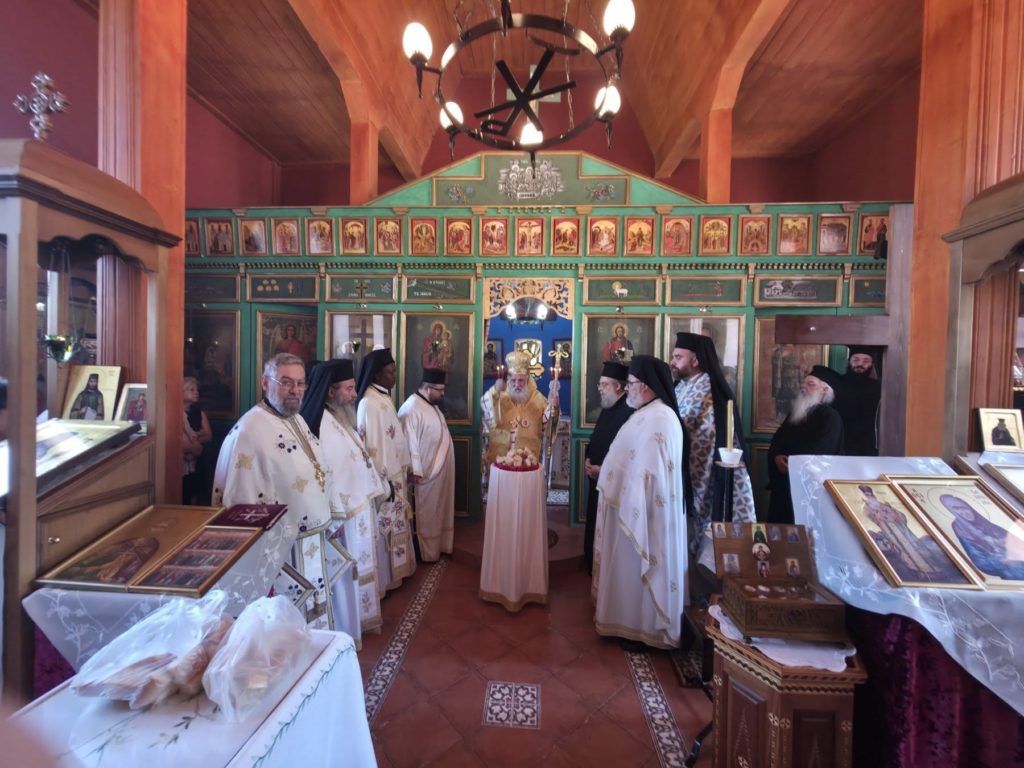 Στην Ιερά Μονή Κομνηνών ο εορτασμός του Αγίου Σωφρονίου του Έσσεξ – Ευχές δέχτηκε ο Επίσκοπος Πολυστύλου