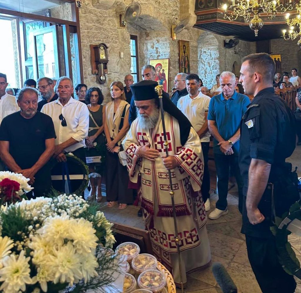 Μνημόσυνο από τον Μητροπολίτη Κιτίου για του 4 Ήρωες του Αη Γιάννη Λάρνακας