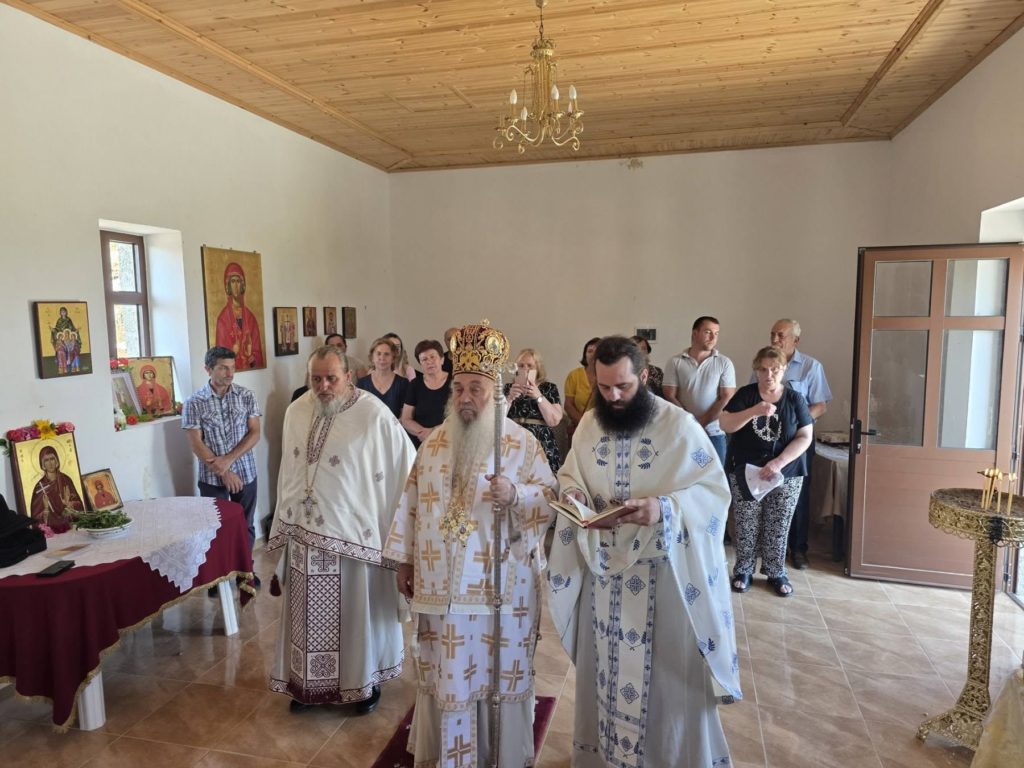 Θυρανοίξια Ι.Ν. Αγίας Μαρίνης από τον Μητροπολίτη Αργυροκάστρου