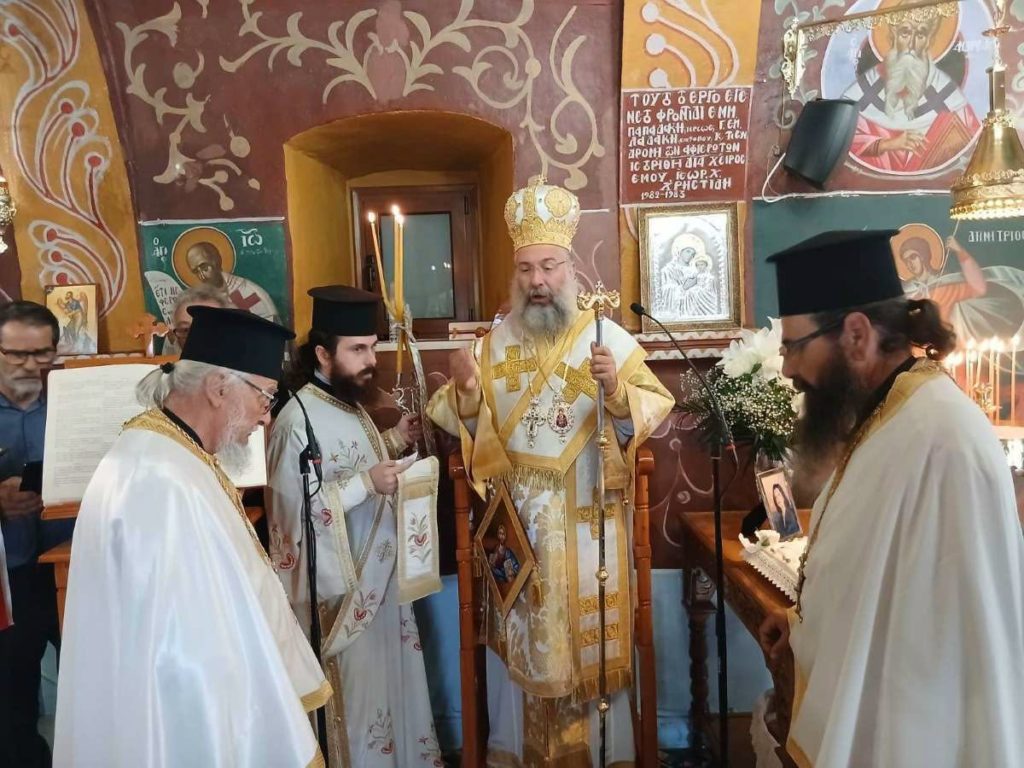 Αρχιερατική Θεία Λειτουργία στο Σκορδίλο Μυλοποτάμου