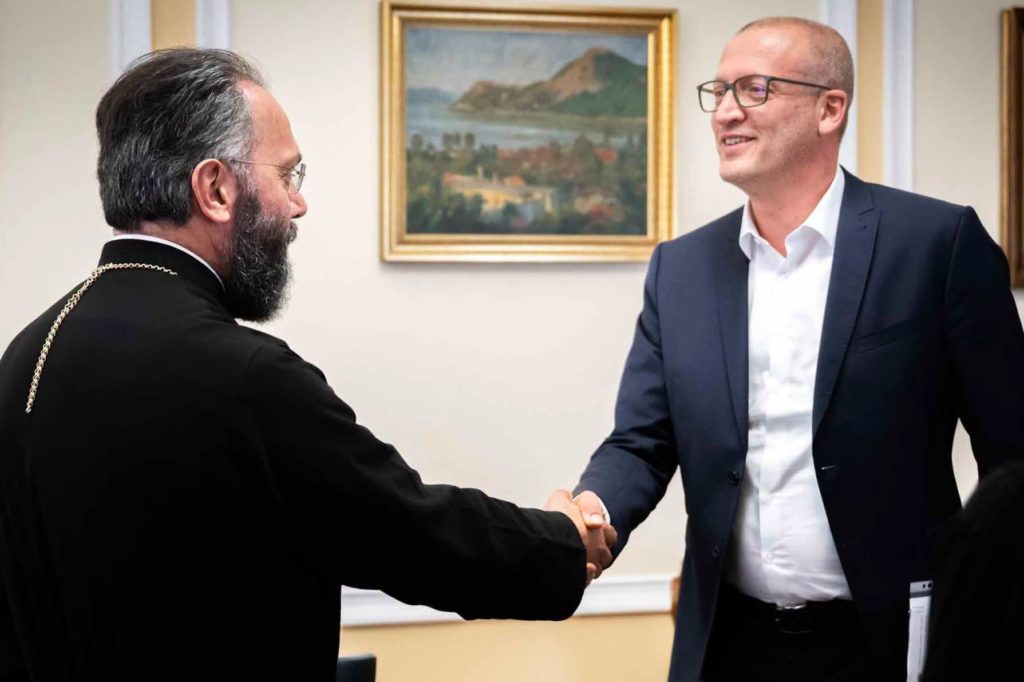 Συνάντηση Μητροπολίτη Αυστρίας με τον Υπουργό Κοινωνικών Σχέσεων και Πολιτισμού της Ουγγαρίας
