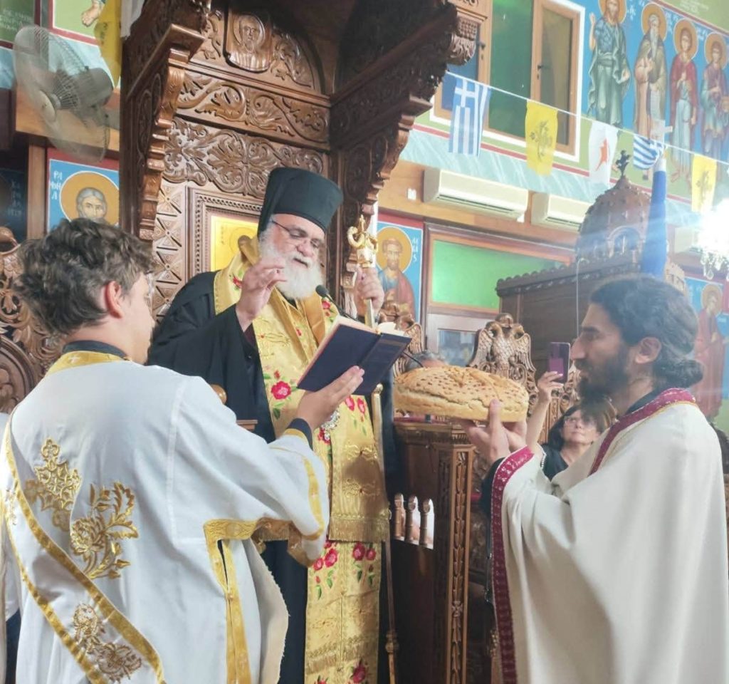 Αρχιερατικός Πανηγυρικός Εσπερινός στον Ιερό Ναό Αγίας Παρασκευής Εργατών Κύπρου
