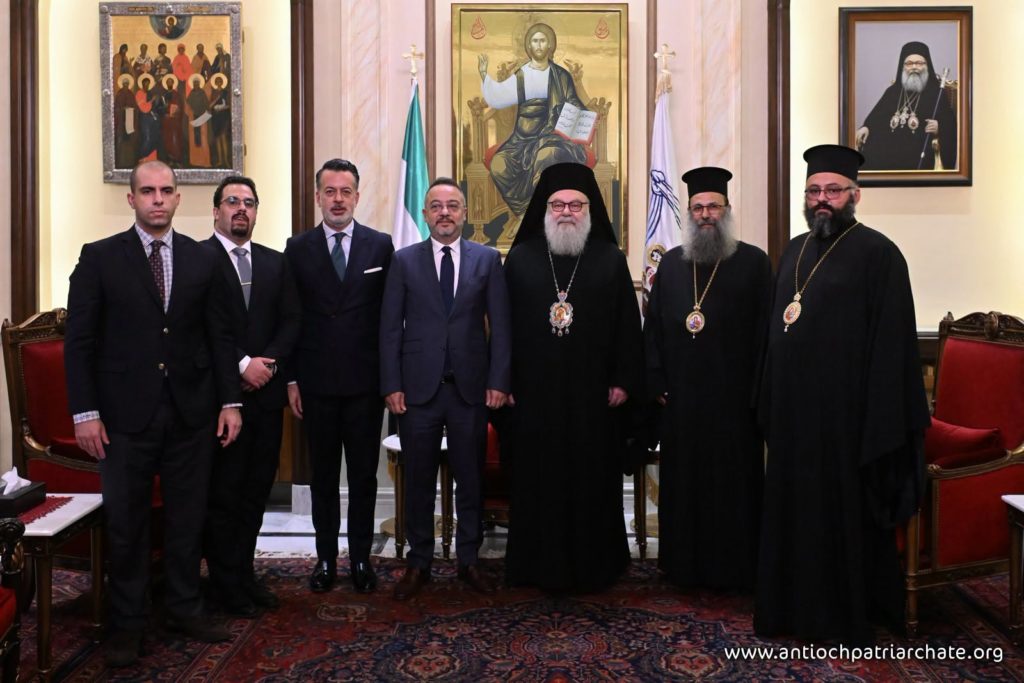 Ο Πατριάρχης Αντιοχείας υποδέχθηκε τον Τούρκο πρέσβη στη Συρία