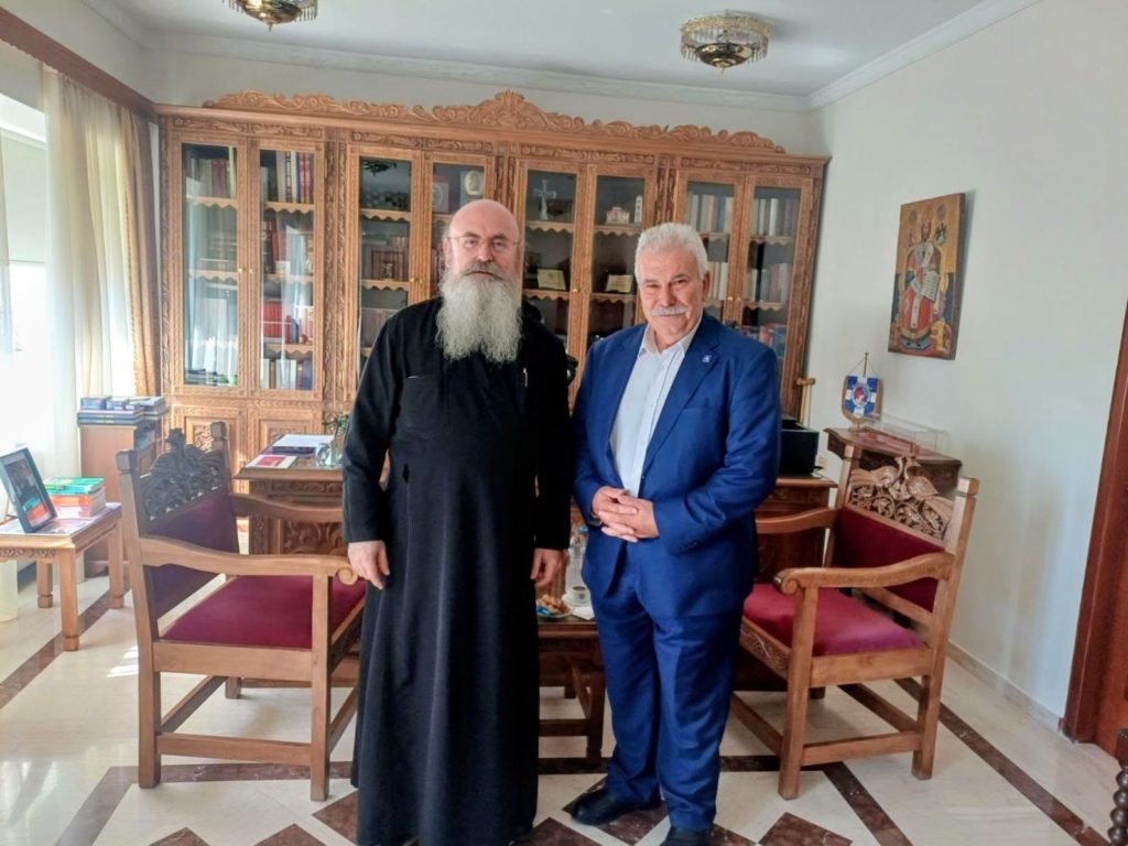 Συνάντηση Μητροπολίτη Περιστερίου με τον Αντιπεριφερειάρχη Δυτικού Τομέα Αθηνών