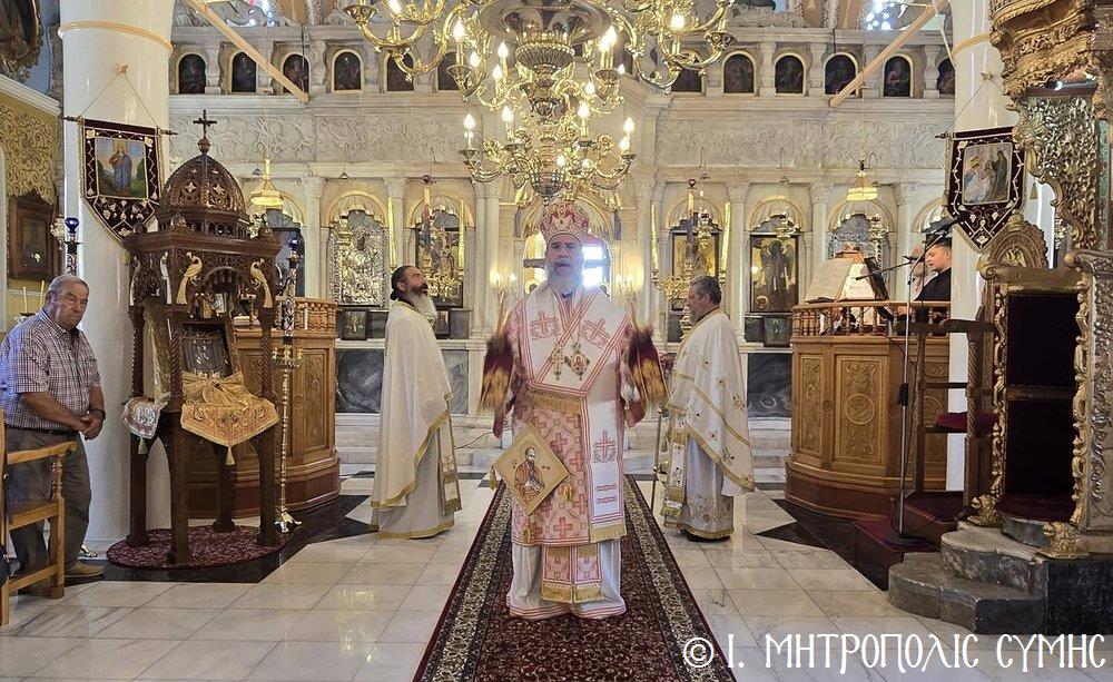 Σύμης Χρυσόστομος: Η ζωή του Αγίου Αθανασίου υπήρξε παράδειγμα αγιότητος